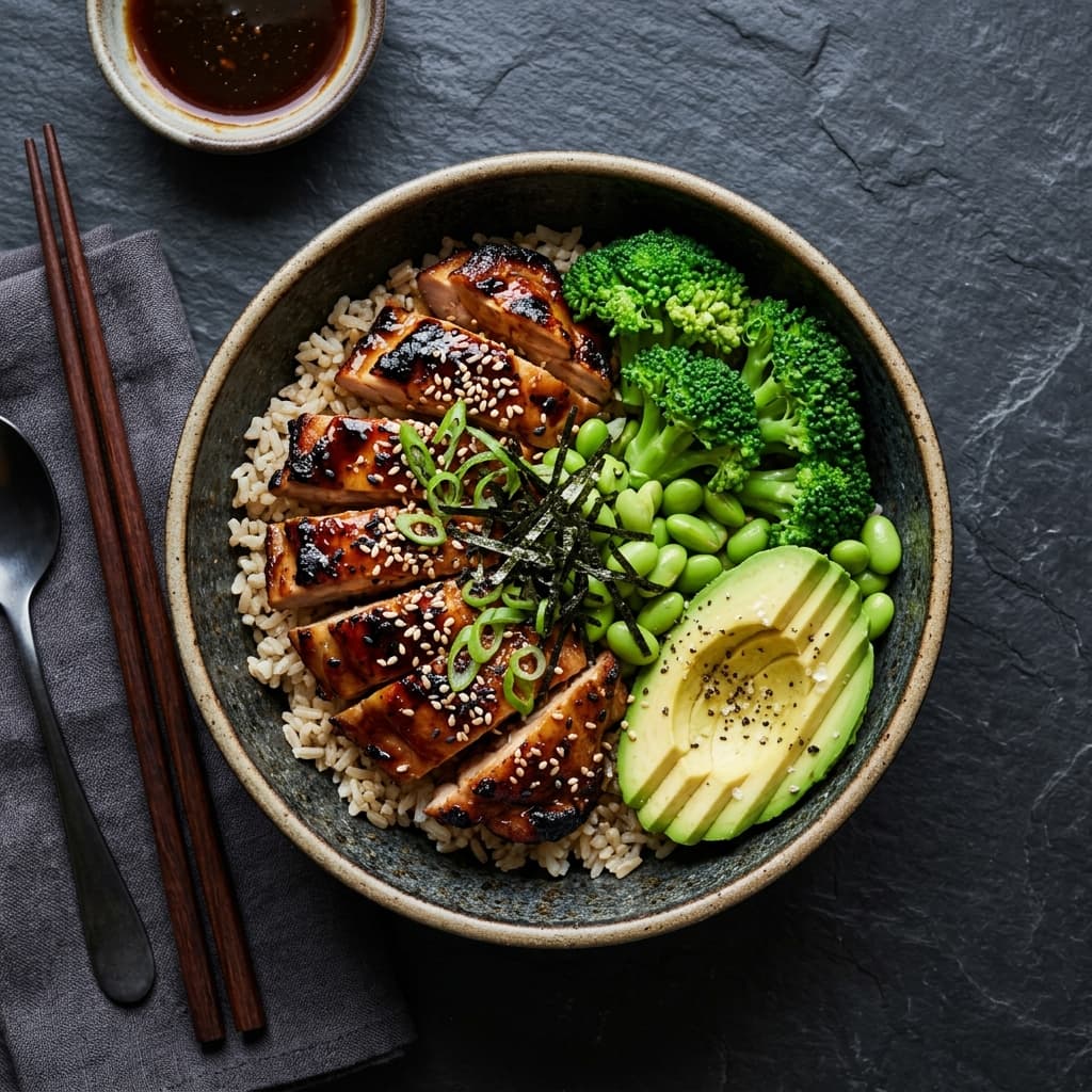 High-Protein Teriyaki Chicken Bowl